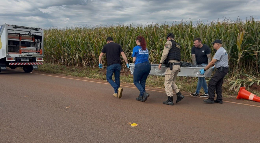 HOMEM É ENCONTRADO MORTO ÀS MARGENS DA RODOVIA ENTRE PEABIRU E ARARUNA 