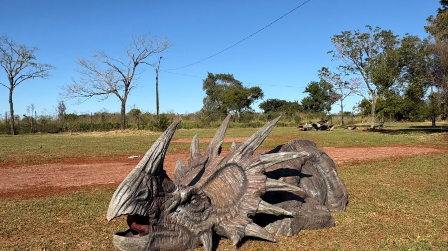 Parque dos Dinossauros será atração da Festa do Carneiro no Buraco