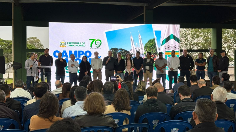 Ordem de serviço autoriza início das obras do Parque Tecnológico de Campo Mourão